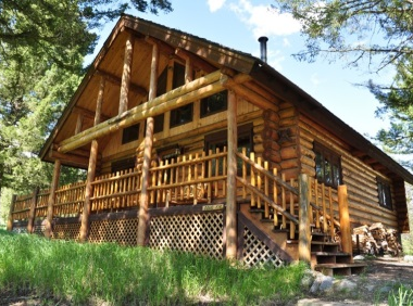 Douglas Fir Cabin at Lone Mountain Ranch in Montana