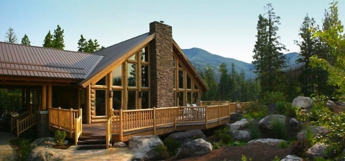 Triple Creek Luxury cabin exterior