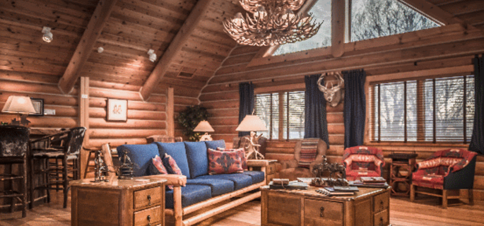 Luxury accommodation at Hideout Ranch Wyoming