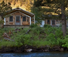 Honeymoon trapper cabin by river in Montana