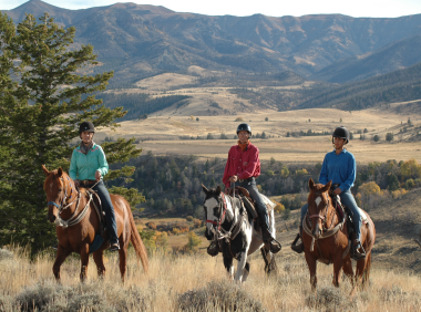 Best selection of horses at this ranch in Wyoming to enjoy a western equine holiday experience