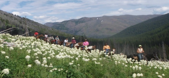 Montana Pack trip with the Rich Ranch and American Round-Up