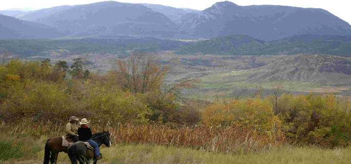 Sundance guest ranch in Canada good for riding and beautiful scenery