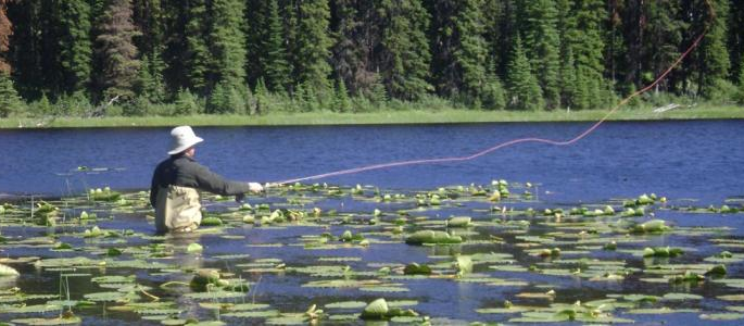 Siwash lake with american roundup 