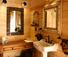 Exclusive ensuite bathroom with tent at Siwash Ranch in Canada